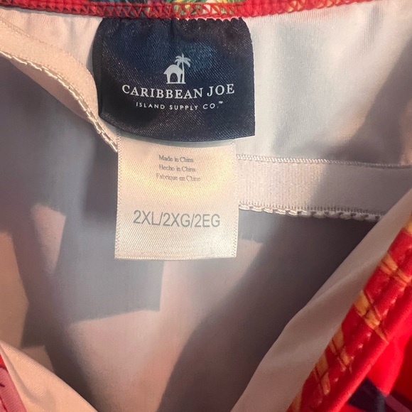 Caribbean Joe Women's Standard Ruffle Tankini Tummy Swimsuit Set | Size XXL - Picture 7 of 7